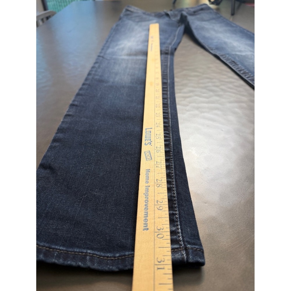 Kut From The Kloth Straight Leg Jeans Womens 8L Dark Wash Stretch - Picture 8 of 10